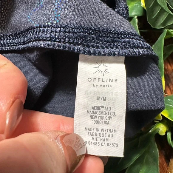 Offline Blue Sparkly Full Length Leggings Size Medium - Picture 4 of 6